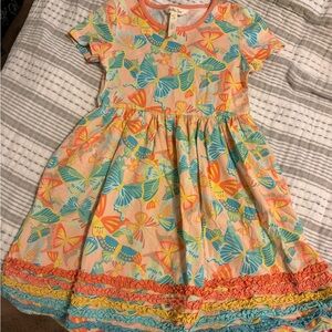 Matilda Jane Colorful Butterfly Print Kids Dress size 6